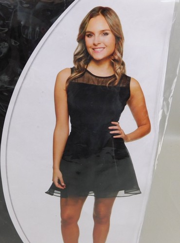 Spirit halloween black organza - halloween,