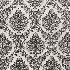 Belle Damask Mono Fabric 137cm