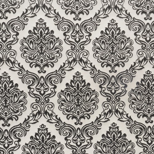 Belle damask mono fabric 137cm - damask,