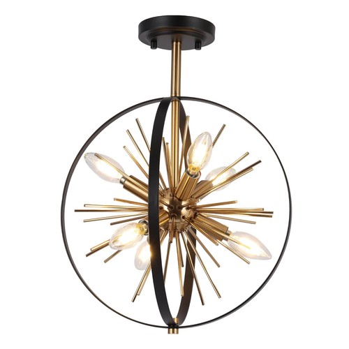 Mid century light sputnik - century, 6-light