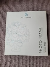 Zilverstand silver plated lacquered photo frame family tree, 3 photos, INCOMPLET
