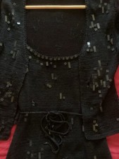 Karen millen  womans two piece outfit black Size 10