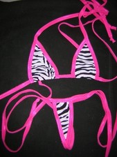 Zebra exotic dancewear - zebra,