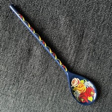 Blue Wooden Spoon Bargeware /