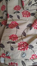 Mix Beige heavy floral curtain