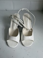 White Block Heels From boohoo