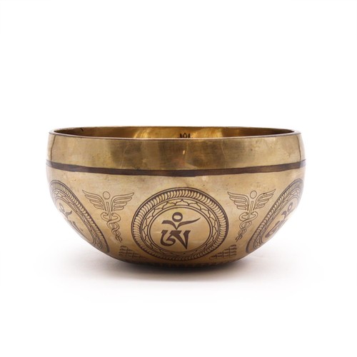Tibetan healing engraved - healing, bowl