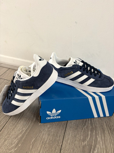 Adidas gazelle navy white - adidas,