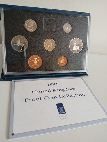 Royal mint 1991 proof coin - 1991,