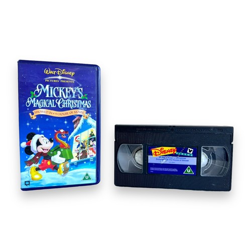 Mickey magical christmas vhs - magical,