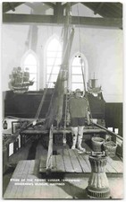 Hastings Fishermen Museum Sussex Stern Of Lugger - RPPC Postcard P20