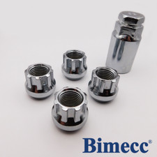 Locking Nuts M12x1.5 Open Bimecc Toyota Cresta Crown Curren Cynos Estima
