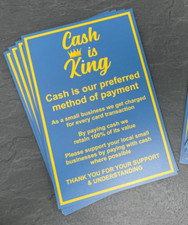 CASH PAYMENT SIGN FOR SHOP