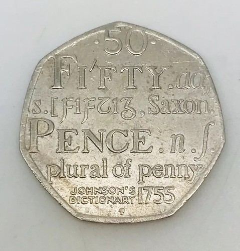2005 rare pence piece - 50,