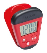 Taylor Kitchen Timer Portable Digital Timer with Memo Clip and Magnet Back