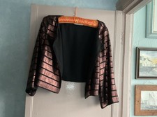 Bronze Sequin Occasion Bolero Jacket 16 Autograph M&S  New NWOTS Spare Sequins  