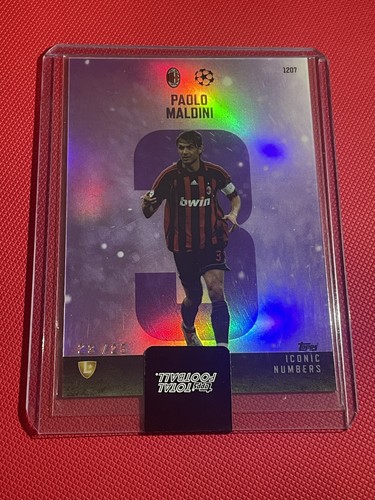 Topps chrome paolo maldini - chrome,