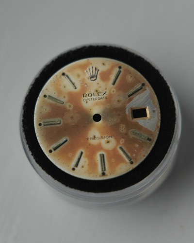 Damaged rolex oysterdate - damaged,