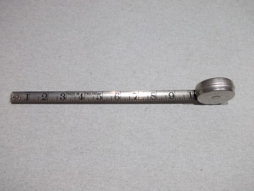 Vintage metal tape - metal, measure