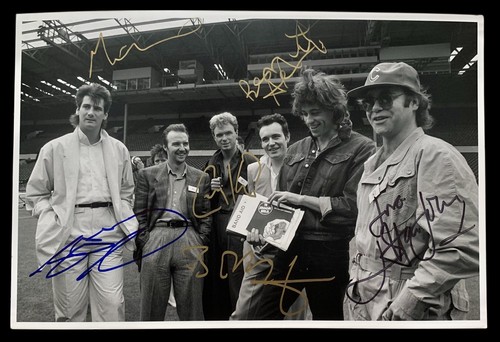 Signed bob geldof midge - midge, ure