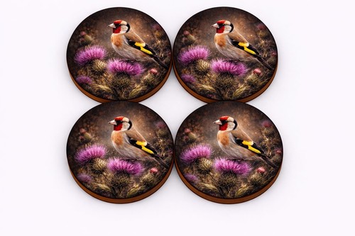 Goldfinch coasters brew crew - coasters,