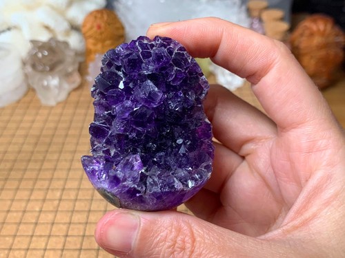 Small natural amethyst cut - amethyst,