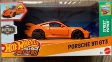 Hot Wheels 2024  Porsche 911 GT3  Metal CAST - Pull back speeders  - New in box