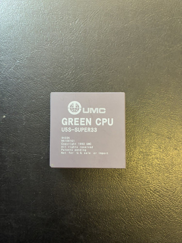 Umc green cpu - green, 33
