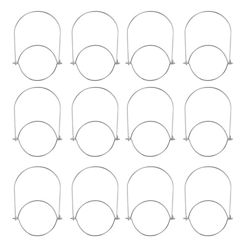 12pcs solar jar light - light, hangers
