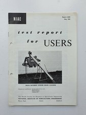 NIAE IDEAL ROTHERY SENIOR GRAIN CLEANER TEST REPORT 