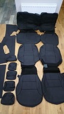 Fits HONDA JAZZ 2008 # BLACK PROFFESIONAL 100% REAL LEATHER SEAT COVERS # NEW