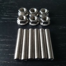 CVH Stainless Inlet Manifold Studs & Nuts Ford Escort Mk3 Mk4 MK5 Orion Fiesta