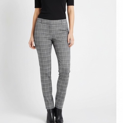 Eliane rose plaid skinny pants - plaid,