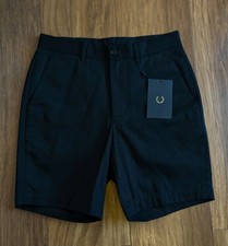 Mens Fred Perry Black Chino