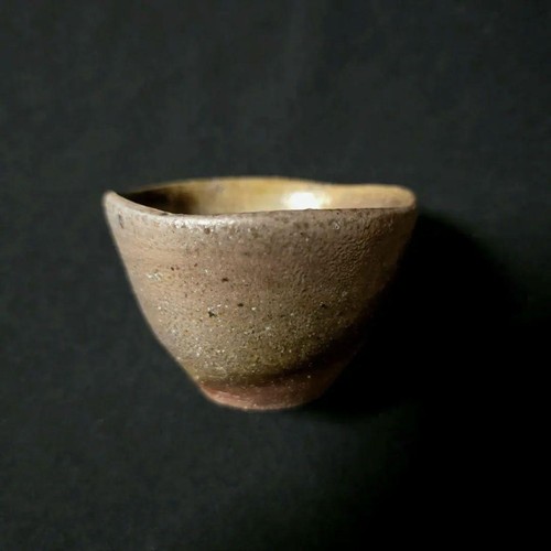 Bizen ware guinomi sake - bizen, cup