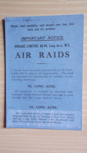 Odhams limited london air - -,