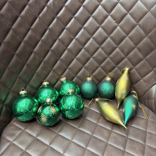 Vintage glass christmas - 10,