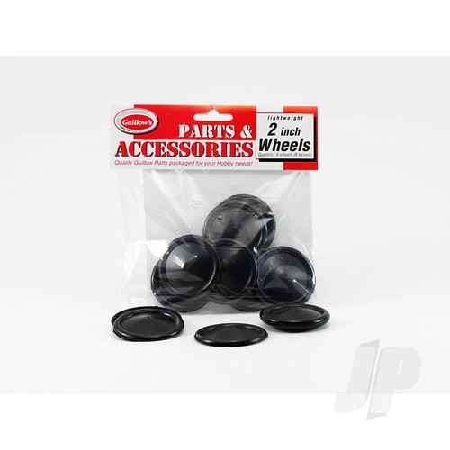 Guillow 2in plastic half wheel - guillow,