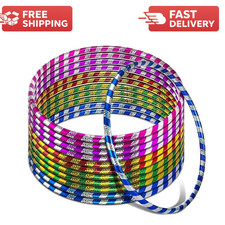 Hula hoop multi colour stripy - hoop,