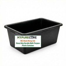 Mixing Tub Rectangular Black -