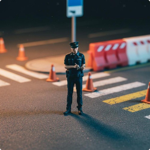 Police action figure 64 - action,