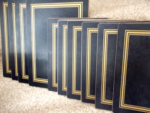 Navy pimpernel place mats - navy,