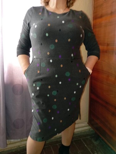 Women white stuff - dress, grey