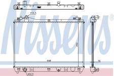 Nissens Radiator for Suzuki Grand Vitara J20A 2.0 October 2005 to April 2010