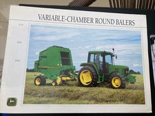 JOHN DEERE Variable Round Bakers  8 Page BROCHURE 1996