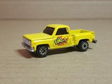 1970's Chevrolet Stepside Pickup Truck Diecast Hong Kong Toy Yellow Bandit