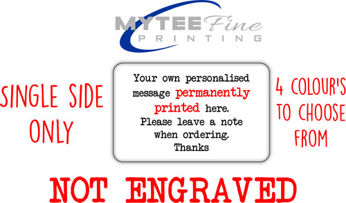 Personalised metal keepsake - personalised,