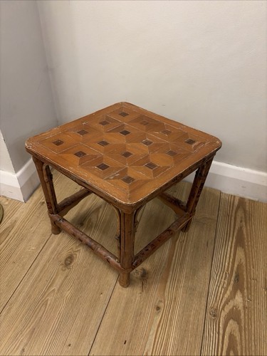 Vintage bamboo rattan - vintage, side