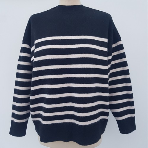 Zara black white stripe - &,