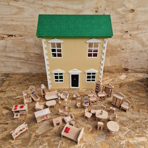 Dolls house retro 1990s with - house,